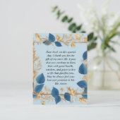 息子のための母祈りの言葉 ポストカード (スタンド正面)