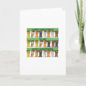 息子のガールフレンドめでたいクリスマスかわいい猫 シーズンカード (正面)