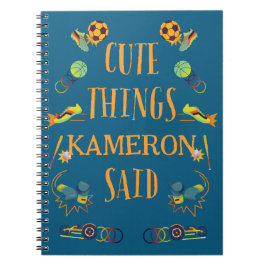 息子のキュートな発言ノート ノートブック