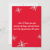 息子のクリスマスカード シーズンカード (裏面)