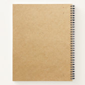 息子のノートパーソナライズされたー帳への手紙 ノートブック (裏面)