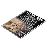 息子のライオンのライオン ノートブック (左側)