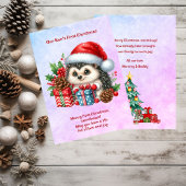 息子の初めてのクリスマス シーズンカード