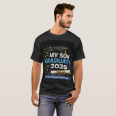 息子の卒業おめでとう 2026 Tシャツ (正面フル)
