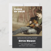 息子の卒業写真のお知らせ オープンハウス 招待状 (正面)