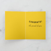 息子の卒業式2025 カード (内部)