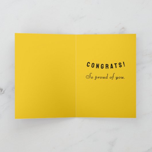 息子の卒業式2025 カード (内部)