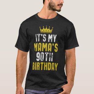 息子の娘からママのための黄色の王冠90日 Tシャツ