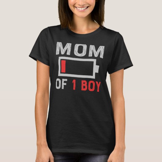 息子の娘の母親ダからの1男の子の母親 Tシャツ (正面)