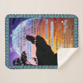 息子の恋人 |私の息子に私のハートの一部がある シェルパブランケット (正面(横))