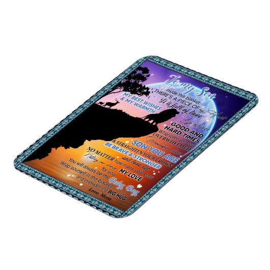 息子の恋人 |私の息子に私のハートの一部がある マグネット (左側)