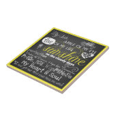 息子の愛とインスピレーションCeramicTile タイル (側面)