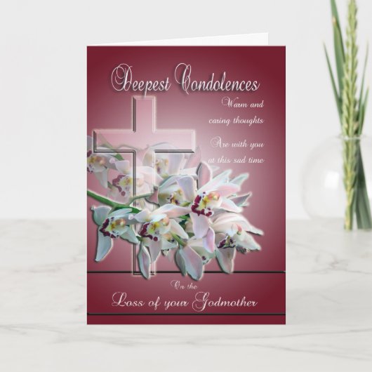 息子の損失 – 深い悔やみや弔慰 カード (正面)