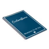 息子の日記の思い出 ノートブック (右側)