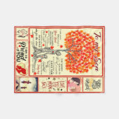 息子の毛布に フリースブランケット (正面(横))