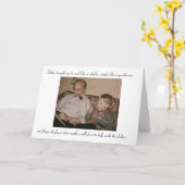 息子の父の日カードのような父のように、 カード (黄色い花)