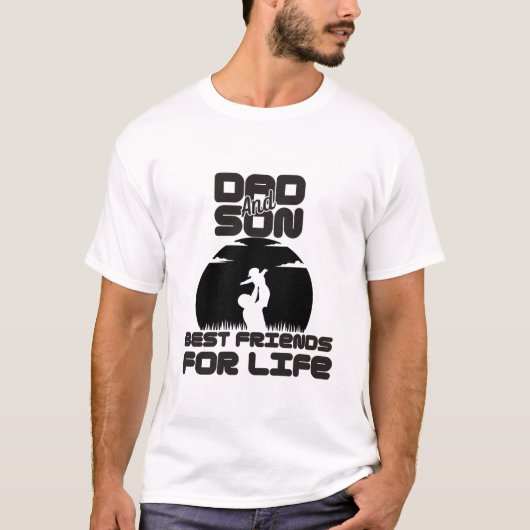 息子の父の日用シャツ Tシャツ (正面)