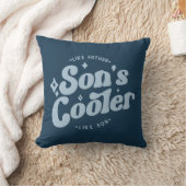 息子の父クールの日おもしろい(パパの日に一致クール) クッション (ブランケット)