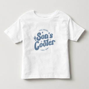 息子の父クールの日おもしろい(パパの日に一致クール) トドラーTシャツ