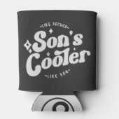息子の父クールの日おもしろい(パパの日に一致クール) 缶クーラー (裏面)