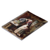 息子の献身1868年(キャンバス上の油) ノートブック (左側)