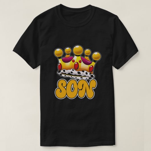 息子の王冠 Tシャツ (デザイン正面)