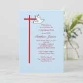 息子の確認クロスドーブブルー 招待状 (スタンド正面)