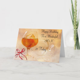 息子の第21バースデー・カード カード