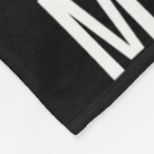 息子の翼が紫のハートを覆う フリースブランケット (角)