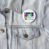 息子の自閉症I衣服リボン大切 缶バッジ (インサイチュ)