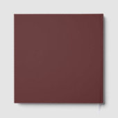 息子の記念パーソナライズされた日記への手紙 ゲストブック (裏面)