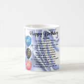 息子の詩-ハッピーバースデー コーヒーマグカップ (中央)