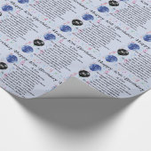 息子の詩-第40誕生日のデザイン ラッピングペーパー (角)