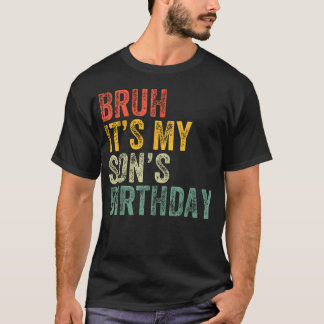 息子の誕生日おめでとう!面白い誕生日パパのギフト Tシャツ