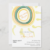 息子の赤ちゃんシャワーの招待状が来る 招待状 (正面)