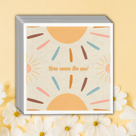 息子の赤ちゃん来シャワーのミニマル工芸 スタンダードランチョンナプキン