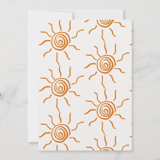 息子の赤ん来坊のシャワーに手を引いた サンキューカード (裏面)