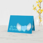 息子の《キリスト教》洗礼式や命名式 カード (黄色い花)