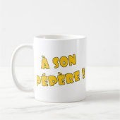息子のpépère! コーヒーマグカップ (左)