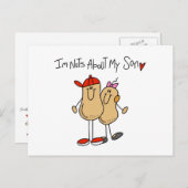 息子のTシャツとギフトの大好き ポストカード (正面/裏面)