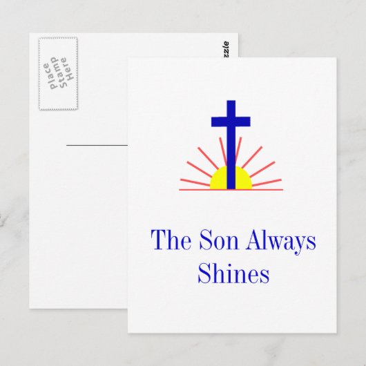 息子はいつも輝く ポストカード (正面/裏面)