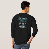 息子はとても素晴らしかったので神様は天使にしました Tシャツ (裏面フル)