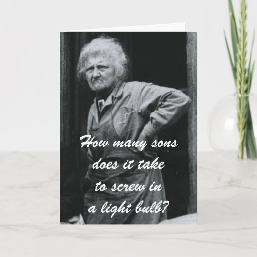 息子は何人？ カード (正面)