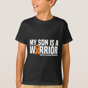 息子は戦士のMs.多発性硬化症認識度 Tシャツ