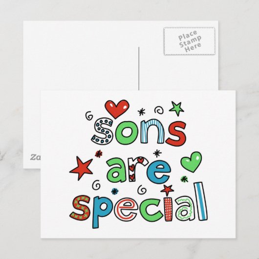 息子は特別 ポストカード (正面/裏面)