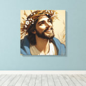 息子は立ちあがった キャンバスプリント (インサイチュ (ウッドフロア))