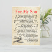 息子へのプレゼント | ありがとう、こんなにたくさん 招待状 (スタンド正面)