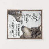 息子へのプレゼント, ママと息子, 息子へのラブレター タペストリー (正面(横))