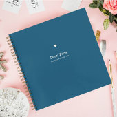 息子への手紙 | Keepsake Memory Blue ノートブック