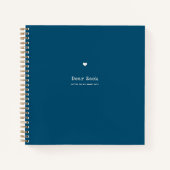 息子への手紙 | Keepsake Memory Blue ノートブック (正面)